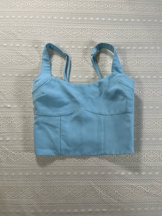 Abercrombie & Fitch Tops - Abercrombie & Fitch Sky Blue Cropped Tank